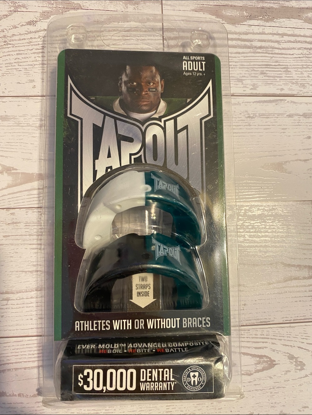 Tapout Adult 12 years + All sports Mouthguard Set with straps New